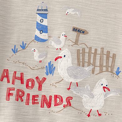 Baby Boys Carter's 2-Piece Seagull Top & Shorts Set