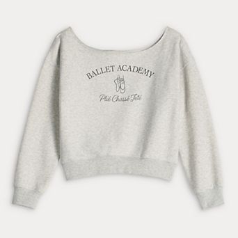 Girls 6-20 SO® Off The Shoulder Sweatshirt in Regular & Plus Size