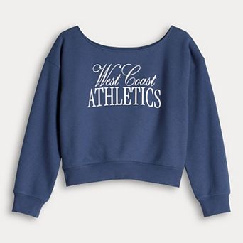 Girls 6-20 SO® Off The Shoulder Sweatshirt in Regular & Plus Size