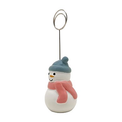 St. Nicholas Square® Resin Cozy Snowman Photo Clip