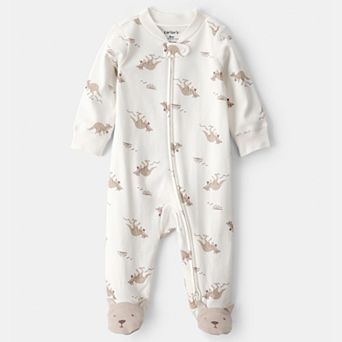 Baby Carter's 2-Way Zip Cotton Sleep & Play Pajamas