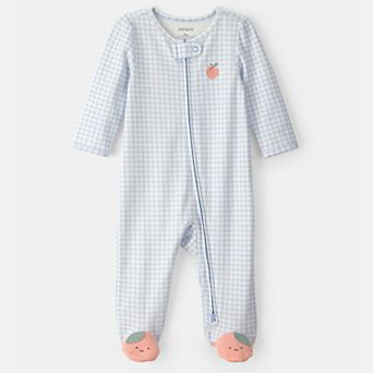 Baby Girl Carter's 2-Way Zip Cotton Sleep & Play Pajamas
