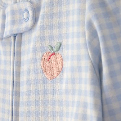 Baby Girl Carter's 2-Way Zip Cotton Sleep & Play Pajamas