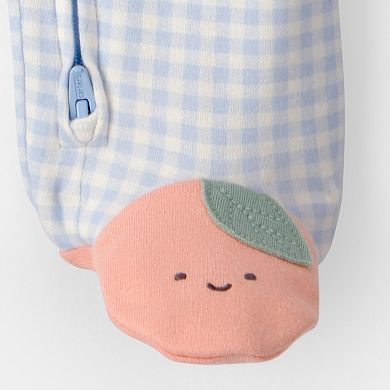 Baby Girl Carter's 2-Way Zip Cotton Sleep & Play Pajamas