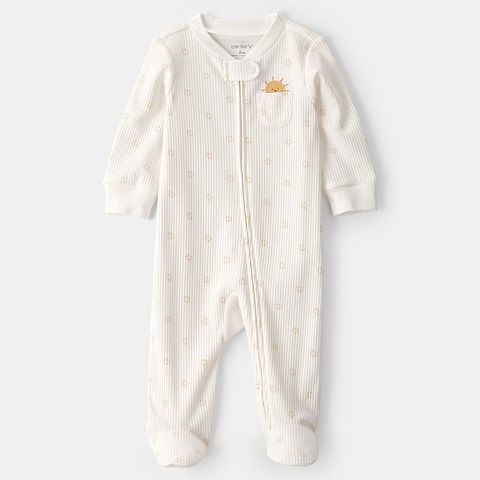 Детская пижама Carter's 2-Way Zip Sleep & Play с солнцем