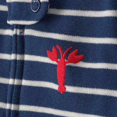 Baby Boy Carter's Lobster 2-Way Zip Cotton Sleep & Play Pajamas