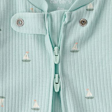 Baby Boy Carter's Sailboat 2-Way Zip Sleep & Play Pajamas
