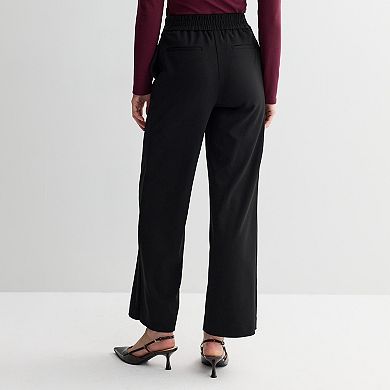 Women's Nine West Elastic Waist Wide Leg Pants