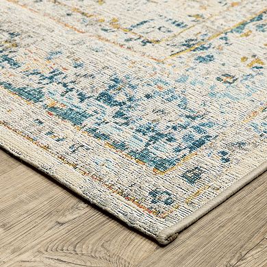 StyleHaven Negril Vintage Center Medallion Area Rug
