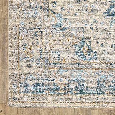 StyleHaven Negril Vintage Center Medallion Area Rug