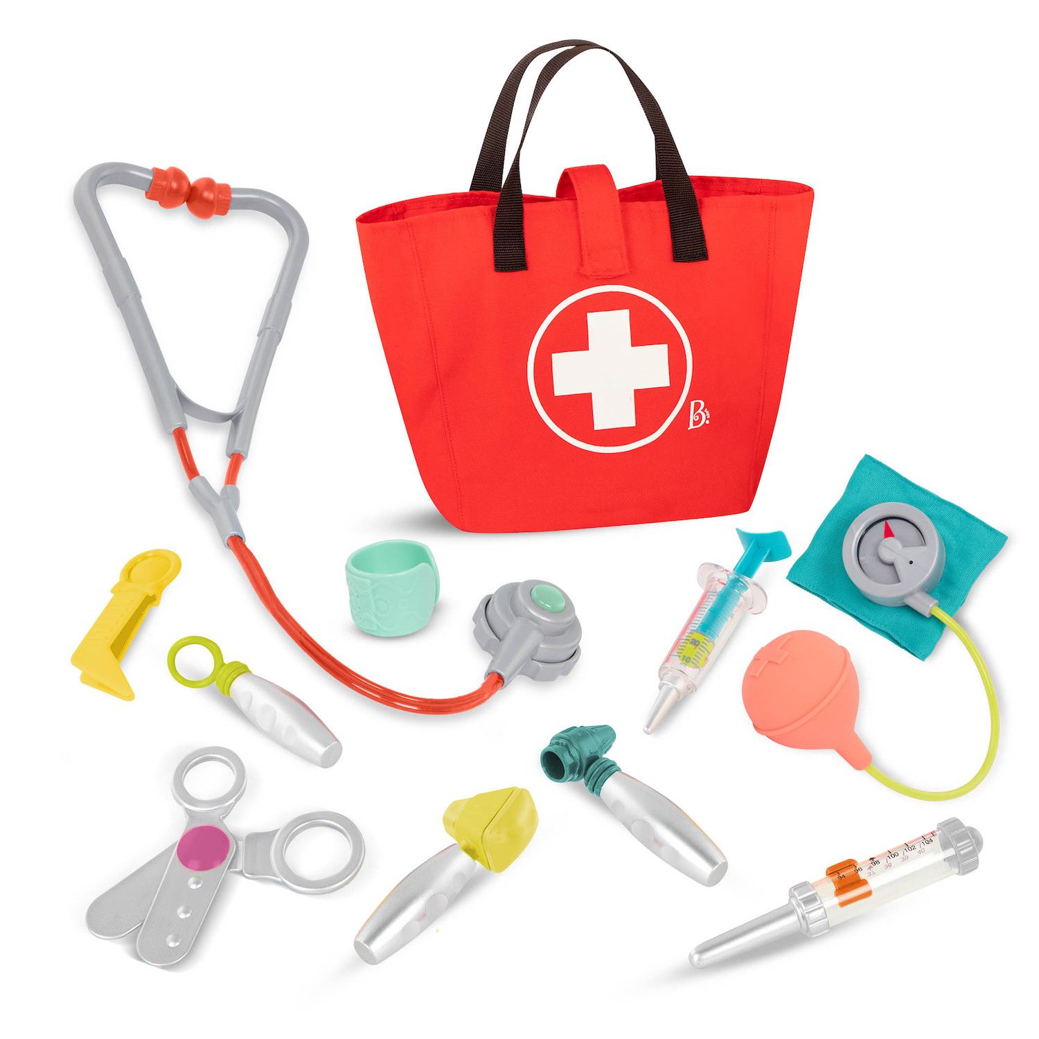 Детские игрушки B. toys Mini Doctor Care Kit Pretend Play Set with Accessories