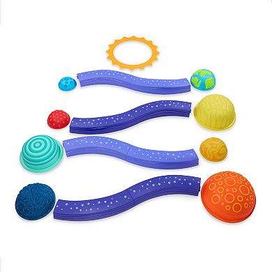 Battat Education Step & Feel Solar System Stepping Stones & Balance Beams Playset