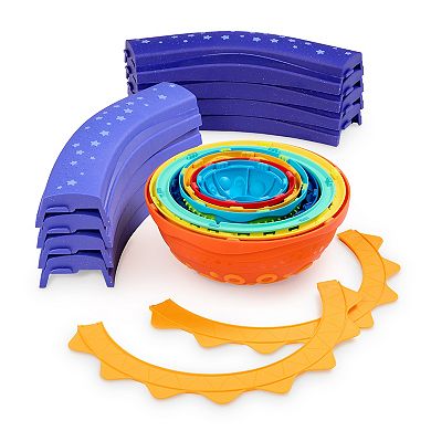 Battat Education Step & Feel Solar System Stepping Stones & Balance Beams Playset