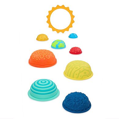 Battat Education Step & Feel Solar System Stepping Stones & Balance Beams Playset