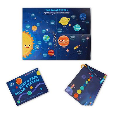 Battat Education Step & Feel Solar System Stepping Stones & Balance Beams Playset