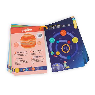 Battat Education Step & Feel Solar System Stepping Stones & Balance Beams Playset