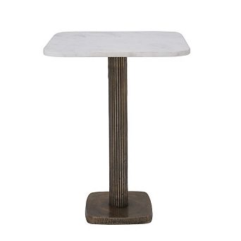 Renwil Allard Side Table In Brown Color