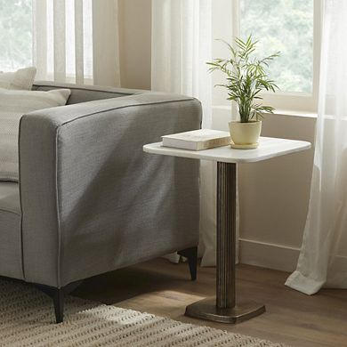 Renwil Allard Side Table In Brown Color