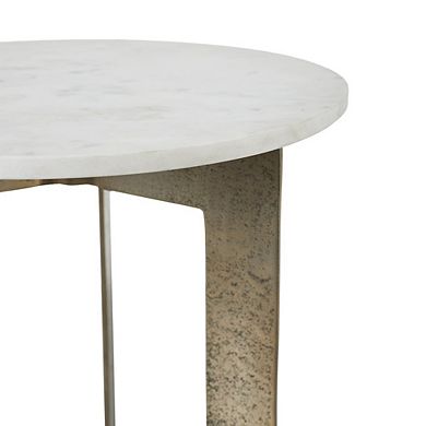 Renwil Hera Side Table In Yellow Color