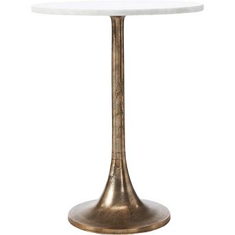 Renwil Amalya ANTIQUE BRASS SIDE TABLE