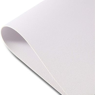 Dainty Home Lucerne Reversible Premium Faux Patent Leather 12" x 18" Rectangular Placemats Set of 4