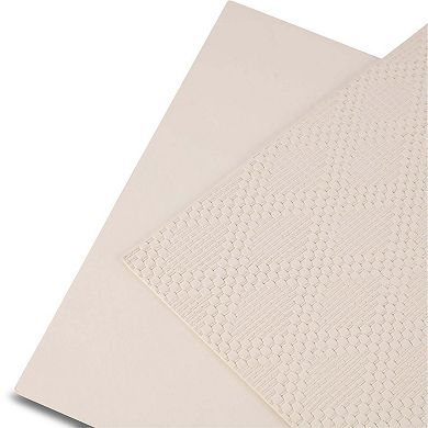 Dainty Home Basel Reversible Premium Faux Leather 12" x 18" Rectangular Placemats Set of 4