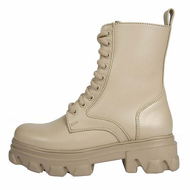 Women's Leather Sand Boot By URBNKICKS