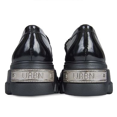 Women's Plain Loafer Leather Shoes By URBNKICKS