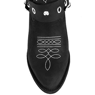 Women's Cowboy Leather Boots By URBNKICKS