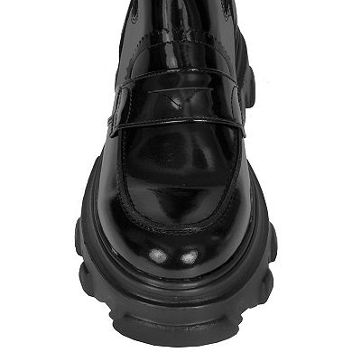 Women's Chelsea Leather Loafer By URBNKICKS