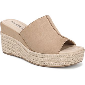 LifeStride Haute Women's Wedge Slip-On Espadrille Sandals