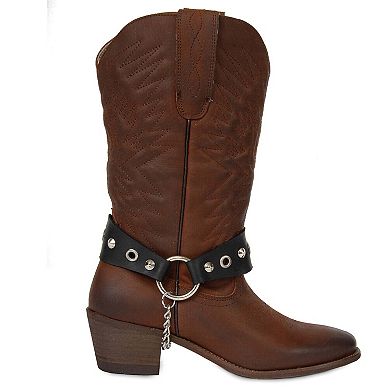 Women's Cowboy Leather Boots By URBNKICKS