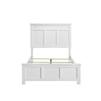 New Classic Furniture Furniture Andover Traditional Twin Size Wood Bed in White