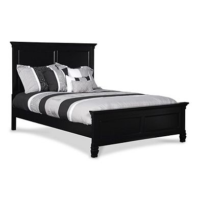 New Classic Furniture Furniture Tamarack Contemporary Solid Wood 4/6 Full Bed in Black