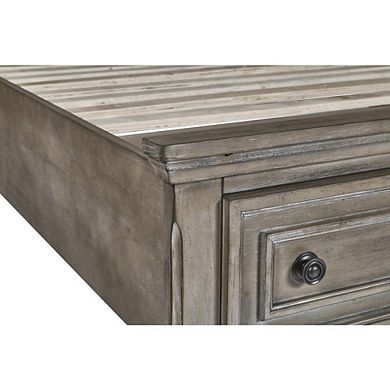 New Classic Furniture Furniture Allegra Contemporary Solid Wood Full Bed in Brown