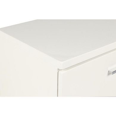 New Classic Furniture Furniture Sapphire Solid Wood 2-Drawer Nightstand in White