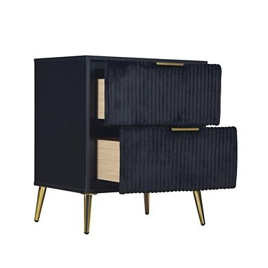 New Classic Furniture Kailani Nightstand- Black