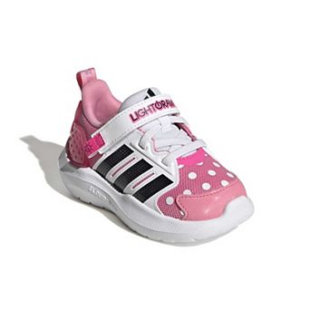 adidas Disney’s Minnie Mouse Lightorama Runner Toddler Girls Light-Up Shoes with Elastic Laces