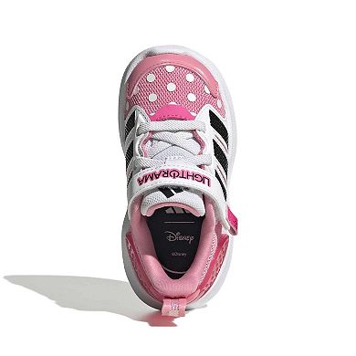 adidas Disney’s Minnie Mouse Lightorama Runner Toddler Girls Light-Up Shoes with Elastic Laces