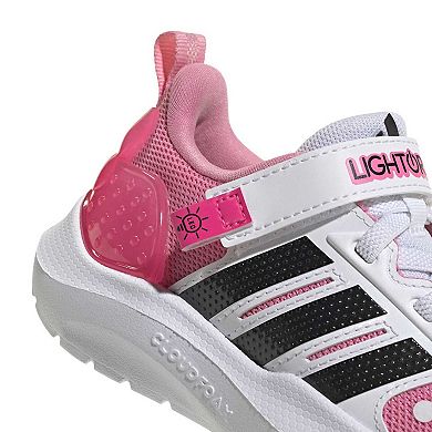 adidas Disney’s Minnie Mouse Lightorama Runner Toddler Girls Light-Up Shoes with Elastic Laces