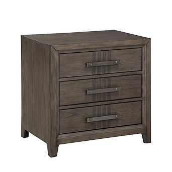 New Classic Furniture Landon Nightstand-Walnut