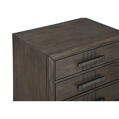 New Classic Furniture Landon Nightstand-Walnut