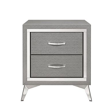 New Classic Furniture Huxley Nightstand-Gray