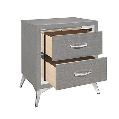 New Classic Furniture Huxley Nightstand-Gray