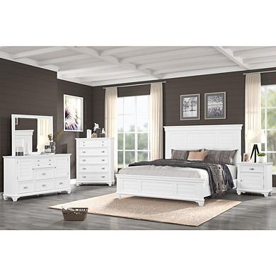 New Classic Furniture Jamestown Nightstand- White