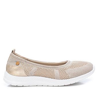 Women's Ballet Flats By XTI, Gold 14121802