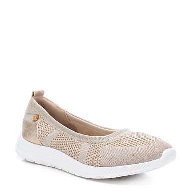 Women's Ballet Flats By XTI, Gold 14121802