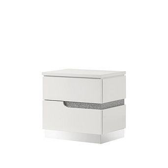 New Classic Furniture Paradox Nightstand-White