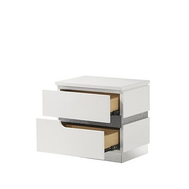 New Classic Furniture Paradox Nightstand-White