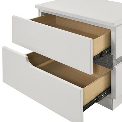 New Classic Furniture Paradox Nightstand-White